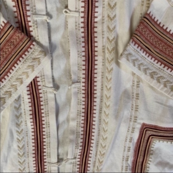 🌵NWT🌵Frye Boho Chic Embroidered Open Front Duster Jacket - Picture 13 of 16